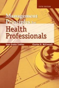 Paperback Management Principles for Health Professionals Book