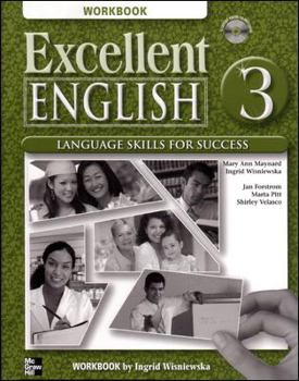 Paperback Excellent English 3 Workbook with Audio CD Book