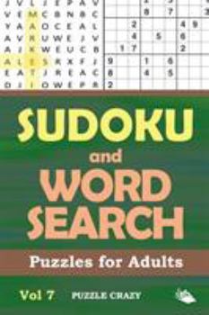 Paperback Sudoku and Word Search Puzzles for Adults Vol 7 Book
