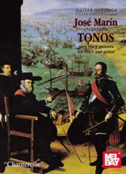 Paperback Jose Marin - Tonos (1619-1699 for Voice and Guitar) Book
