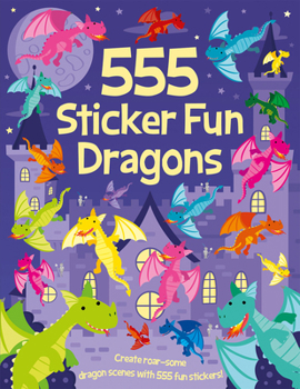 Paperback 555 Sticker Fun - Dragons Book