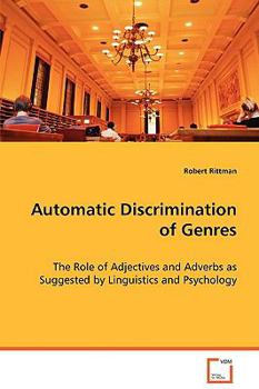 Paperback Automatic Discrimination of Genres Book