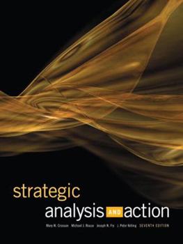 Paperback Strategic Analysis and Action Book