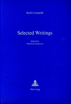 Paperback Selected Writings: Edited by Manfred Jurgensen Book