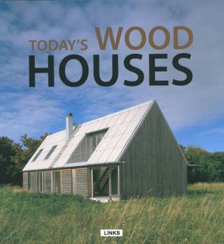 Hardcover Today's Wood Houses Book