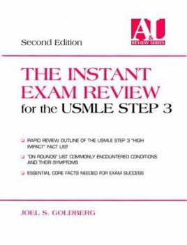 Paperback Instant Exam Review for the USMLE: Step 3 Book