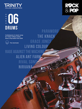 Paperback Trinity Rock & Pop 2018 Drums: Grade 6 Book