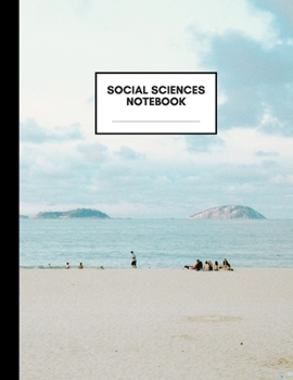 Paperback Social Sciences Notebook: Composition Book for Social Sciences Subject, Medium Size, Ruled Paper, Gifts for Social Sciences Teachers and Student Book