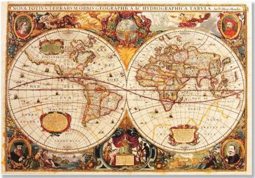 Hardcover Note Card Old World Book