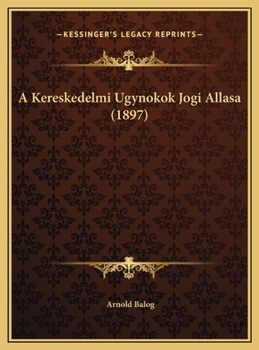 A Kereskedelmi Ugynokok Jogi Allasa