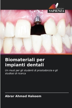 Paperback Biomateriali per impianti dentali [Italian] Book