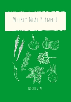 Paperback Weekly Meal Planner: 7 x 10/Weekly Meal Planner/ Plan Meals for your family/Weekly (2 years' worth) Shopping List Book