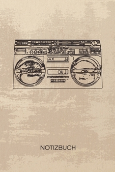 NOTIZBUCH A5 Dotted: Rapper Notizheft GEPUNKTET 120 Seiten - 90er Hiphop Notizblock Hip Hop Musik Skizzenbuch - Party Geschenk f�r Musikliebhaber Partymacher Stimmungsmacher