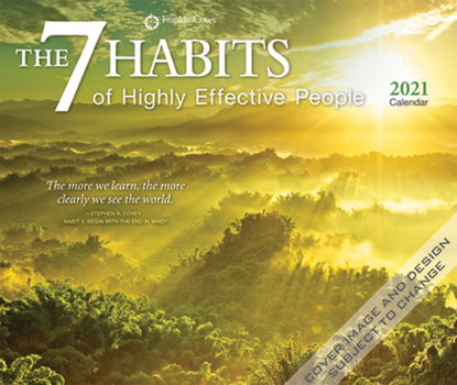 Calendar 7 Habits of Highly Effective People, the 2021 Box Book