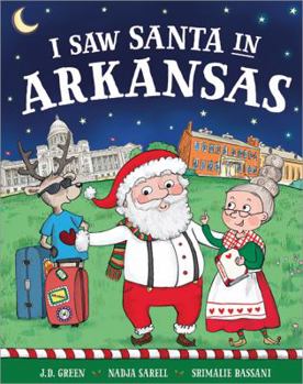 Hardcover I Saw Santa in Arkansas Book