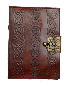 Misc. Chakra Embossed Leather Journal Book