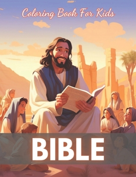 Paperback Bible Coloring Book for Kids: High-Quality and Unique Coloring Pages Book