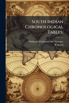 Paperback South Indian Chronological Tables; Book