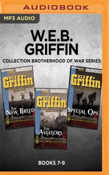 MP3 CD W.E.B. Griffin Brotherhood of War Series: Books 7-9: The New Breed, the Aviators, Special Ops Book