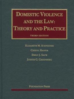 Hardcover Domestic Violence and the Law: Theory and Practice Book