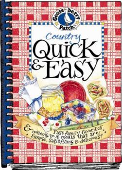 Hardcover Country Quick & Easy Cookbook Book