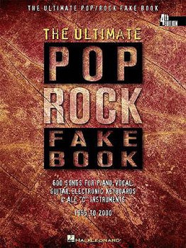 Paperback The Ultimate Pop/Rock Fake Book: C Edition Book