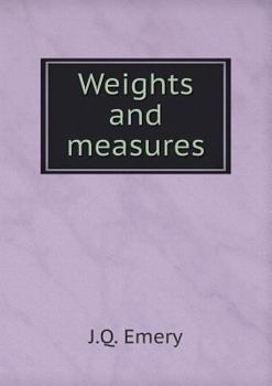 Paperback Weights and measures Book