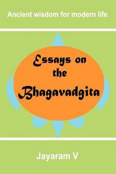 Paperback Essays on the Bhagavadgita Book