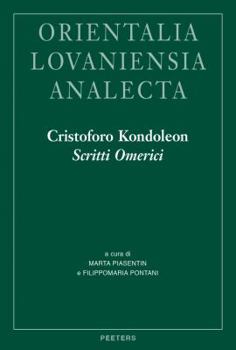Hardcover Cristoforo Kondoleon, Scritti Omerici [Italian] Book