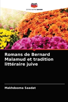 Paperback Romans de Bernard Malamud et tradition littéraire juive [French] Book