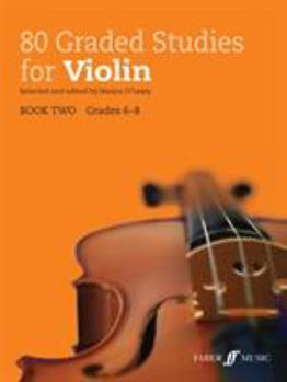 Paperback 80 Graded Studies for Violin, Bk 2 Book