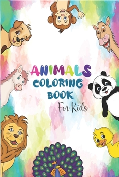 Paperback Animals Coloring book