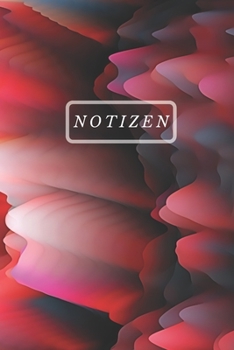 Notizen: Blanko Abstrakt Motiv Heft für Aufzeichnungen Lettering Handschrift zum Selbstgestalten | ein Tolles und Kreatives Geschenk (German Edition)