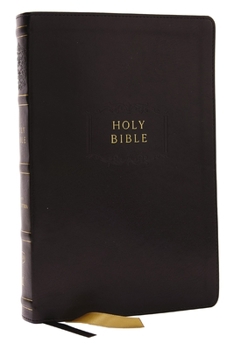 Imitation Leather KJV Holy Bible with Apocrypha and 73,000 Center-Column Cross References, Black Leathersoft, Red Letter, Comfort Print: King James Version Book