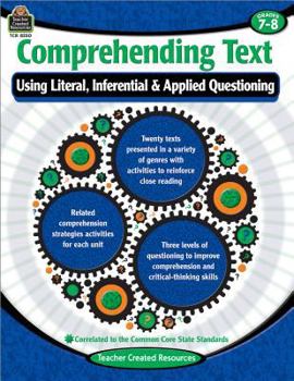 Paperback Comprehending Text Using Literal/Inferential/Applied Quest-7 Book