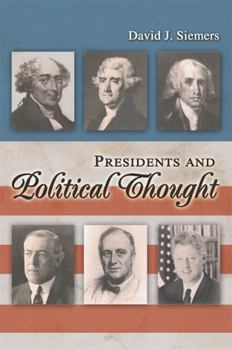 Hardcover Presidents and Political Thought Book