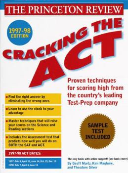 Paperback Cracking the ACT 1997-98 Book
