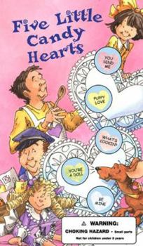 Hardcover Five Little Candy Hearts Book