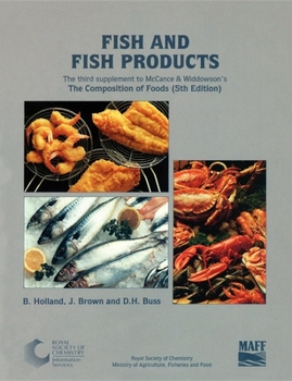 Paperback Fish and Fish Products: Supplement to the Composition of Foods Book