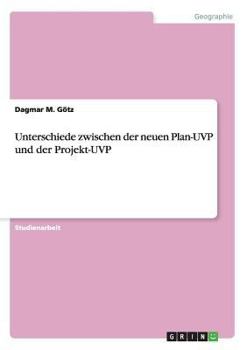 Paperback Unterschiede zwischen der neuen Plan-UVP und der Projekt-UVP [German] Book