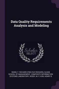 Paperback Data Quality Requirements Analysis and Modeling Book