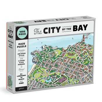 Misc. The City by the Bay 1000 Piece Maze Puzzle Book