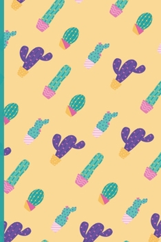 Cute Cactus Journal: Notepad with Lined Pages