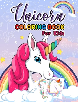 Paperback Unicorn coloring book for kids: Big, Simple and Fun Unicorn Designs for kids. Book