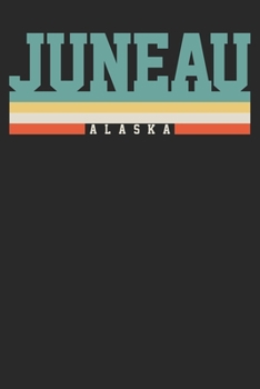 Paperback Notebook: Juneau Alaska Dot Grid 6x9 120 Pages Book