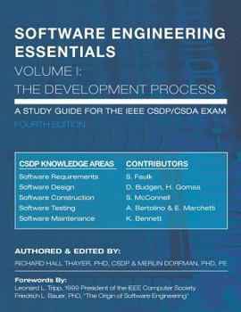 Paperback SOFTWARE ENGINEERING ESSENTIALS, Volume I: The Development Process Book