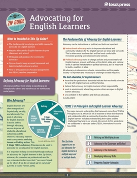 Paperback Tesol Zip Guide: Advocating for English Learners (Pack of 10) Book