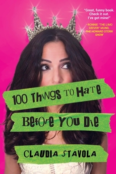 Paperback 100 Things to Hate Before You Die Book