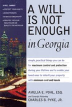 Paperback A Will Is Not Enough in Georgia Book