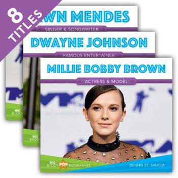 Library Binding Big Buddy Pop Biographies Set 4 (Set) Book